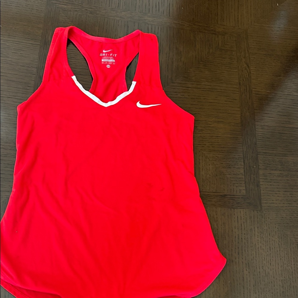 Nike Women’s Bright Red Dri-FIT Racerback Tank